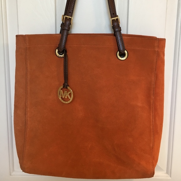 Michael Kors Handbags - Michael Kors Jet Set Suede Tote